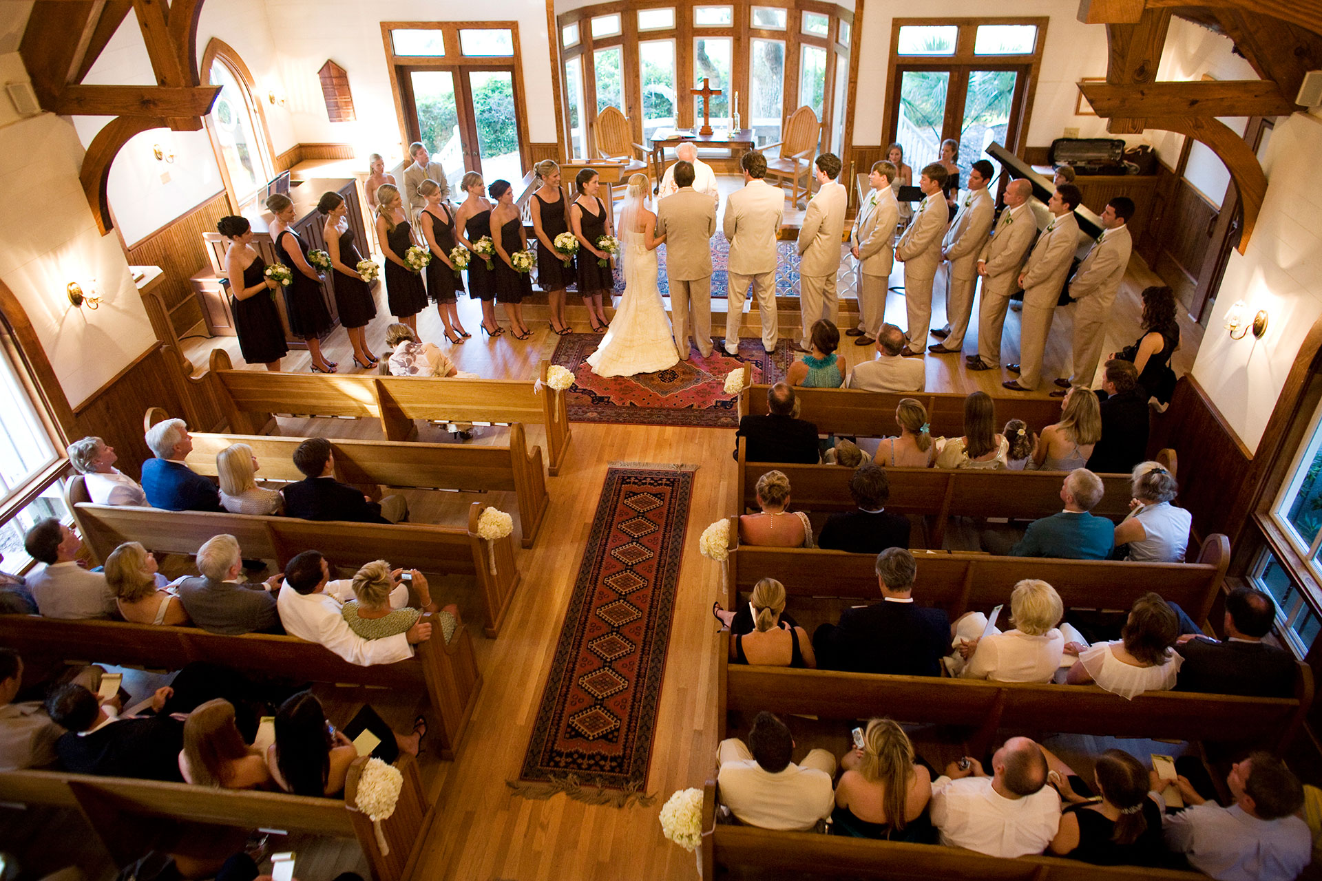 Wedding Ceremony at the Bald Head Island Chapel